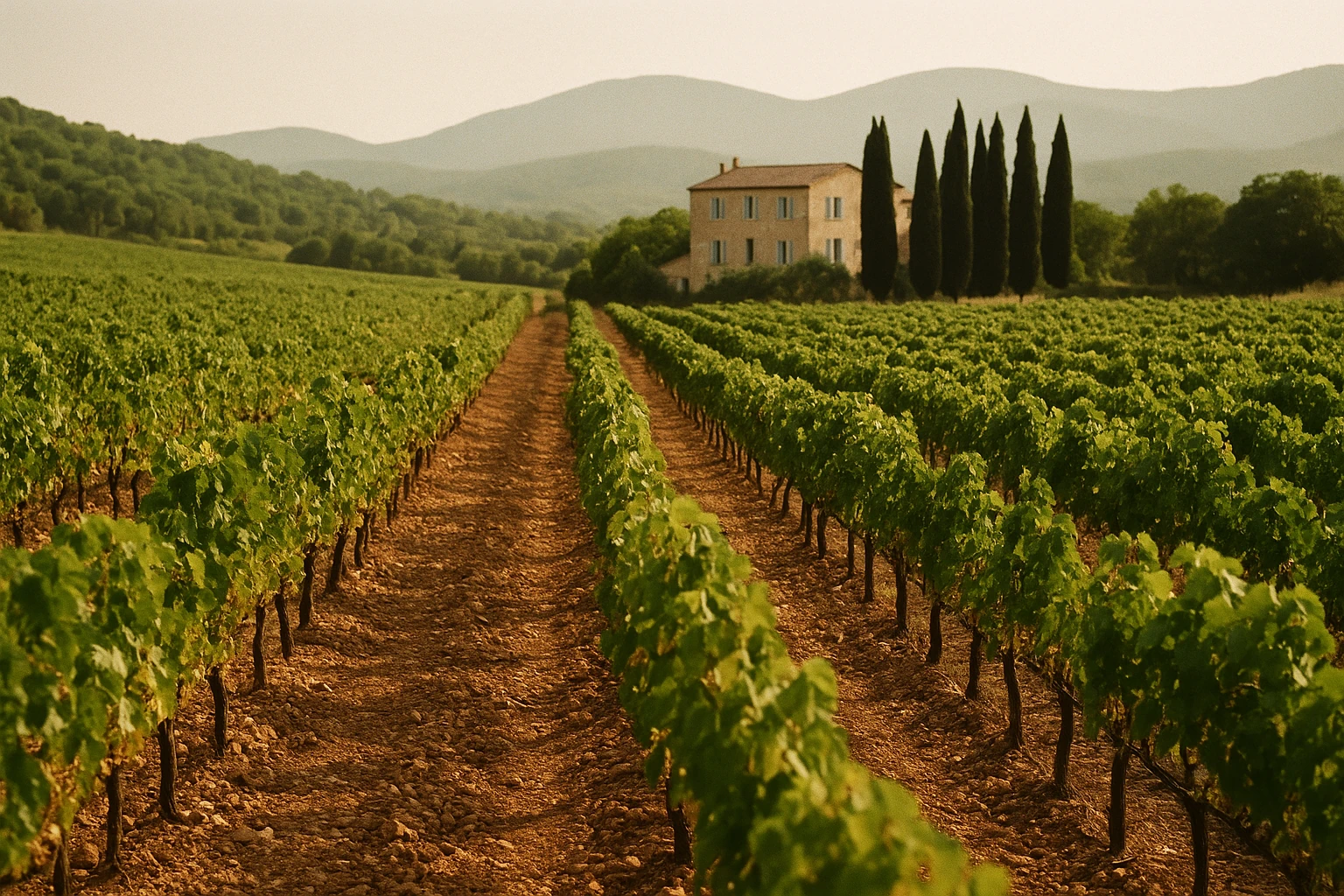 Dégustation dans les domaines de Provence