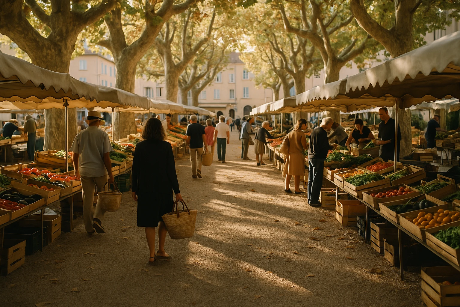 Le marché de Saint-Tropez