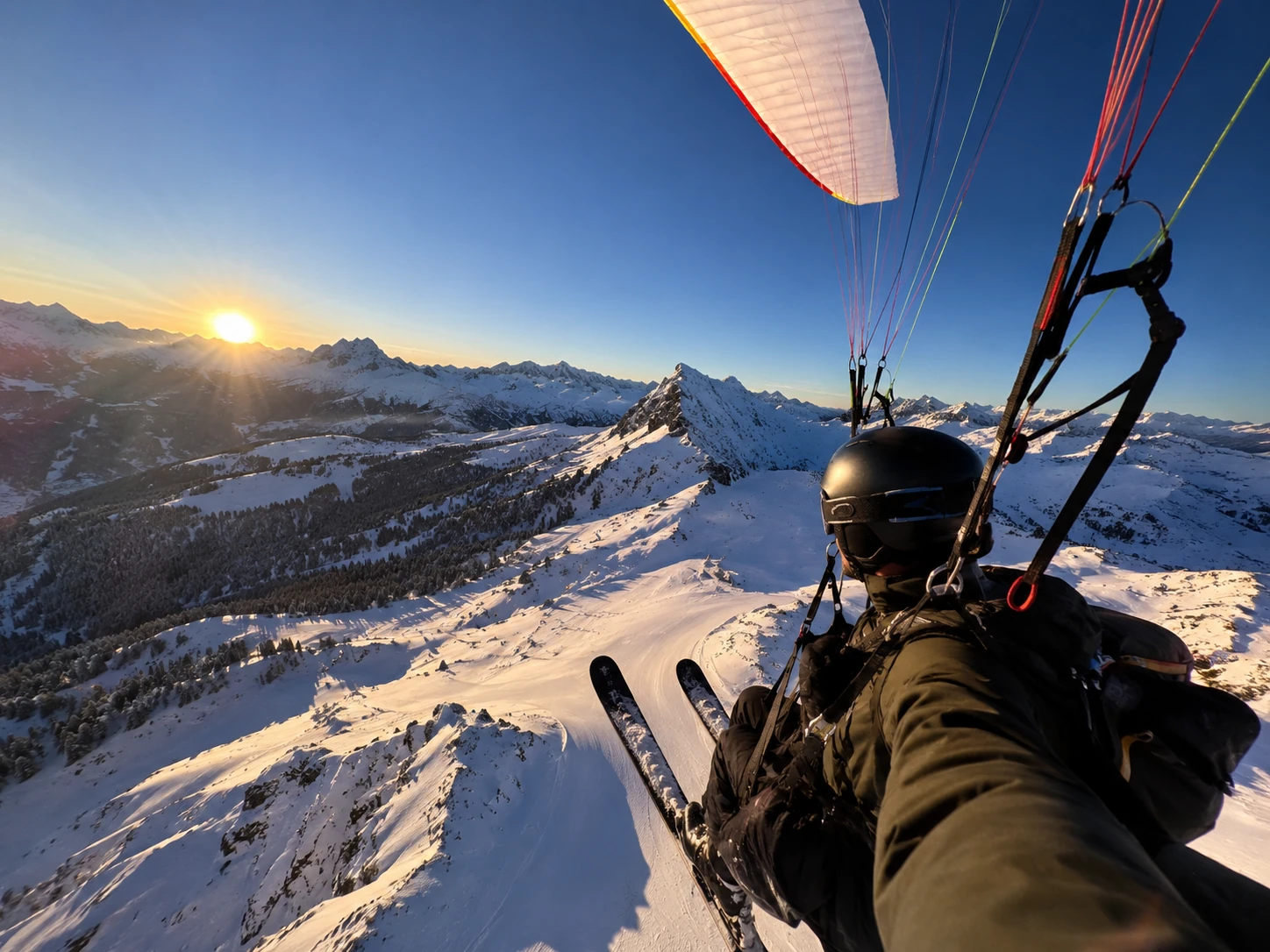 Parapente à ski