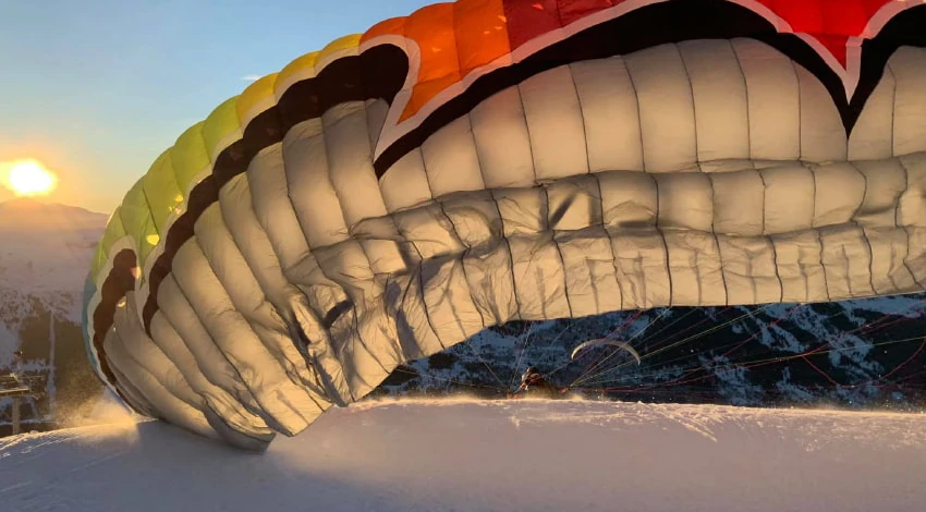 Parapente à ski — 2