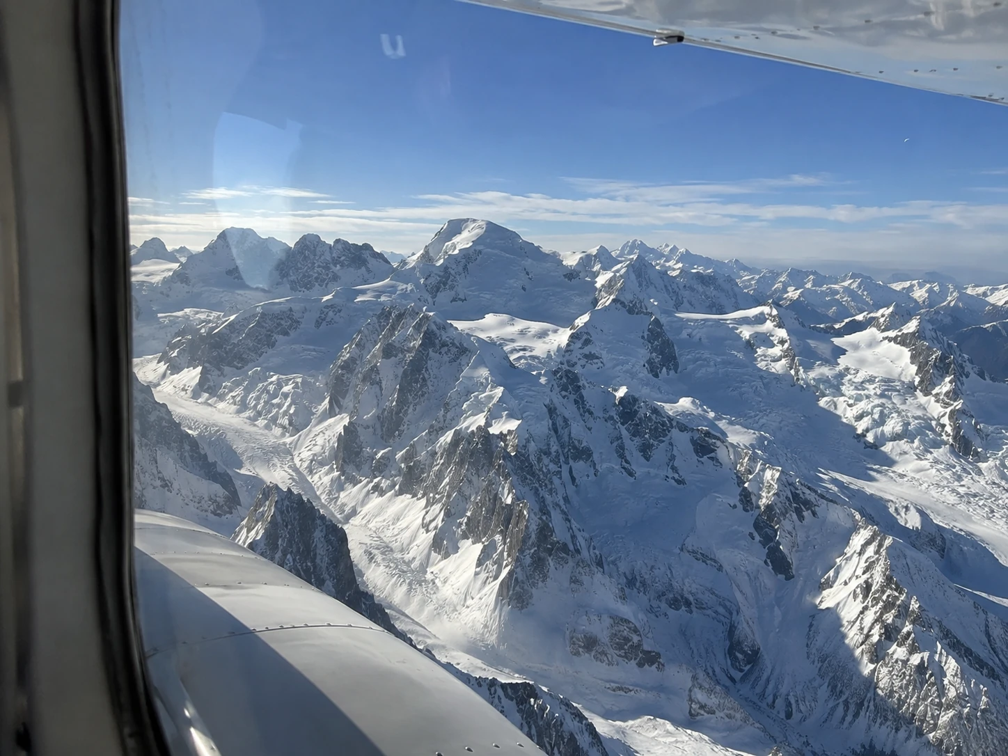 Vol panoramique privé autour du Mont-Blanc